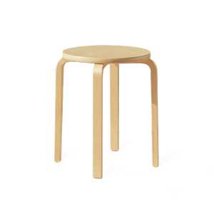 brown wooden stool